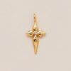 Colorful Enamel Retro Pendant with Cowboy Boots, Horseshoe, and Cross Charms in 18K Gold Copper