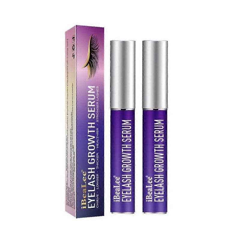 2pcs Rapid Eyelash Growth Serum Eyelash Lift Lengthening Eyelash Longer Eyelash Thickening Nourishing Follicles Hairline Extension