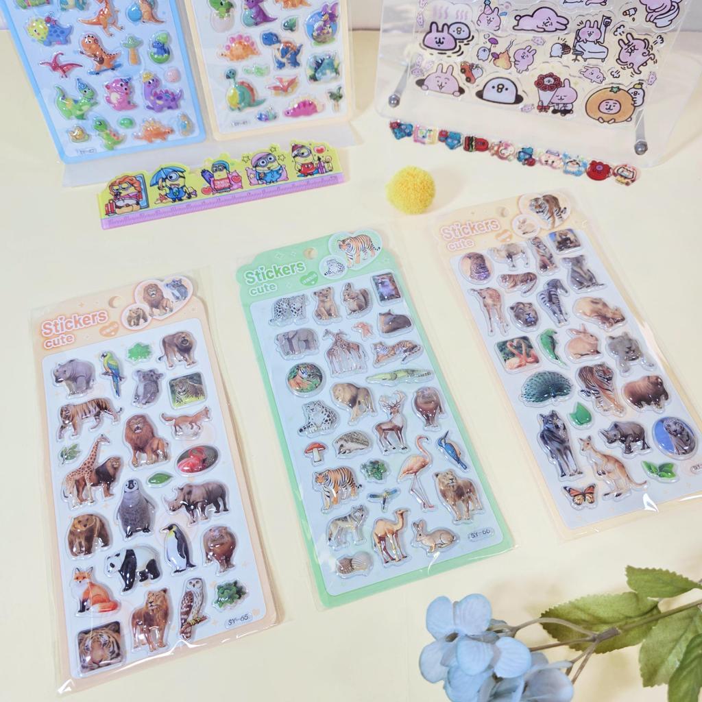3D Sanrio Cartoon Stickers: Cute Educational & Decorative Phone Case Embellishments for Kids