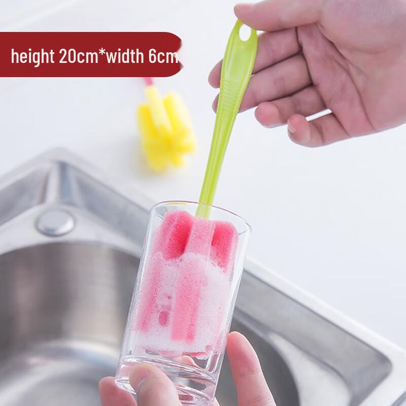ZISIZ Long Handle Bottle & Cup Cleaning Brush