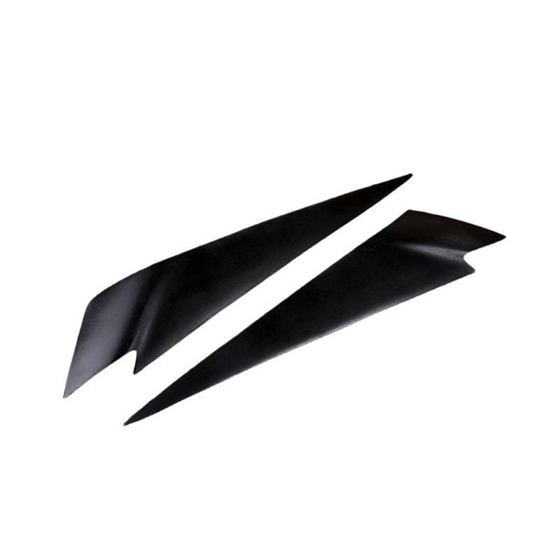 Pegatina Recorte Decorativa Cubierta Ceja Faros de Coche Parpado para BMW X1 28i 35i xDrive 2008-2012 E84 FRP negro mate