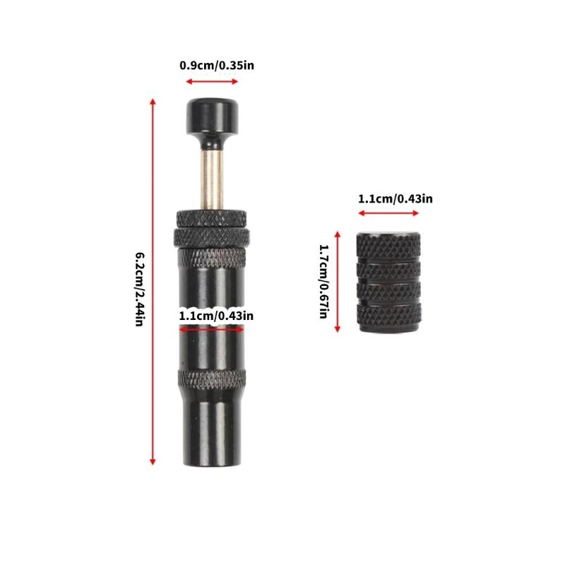 Screw On Auto Shut Off Tire Deflator set Adjustable Air Release Valves Tire Air Down Tool set for Offroad Vehicle Tires