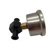 0-100 psi Kraftstoffdruckanzeige mit 3/8 Zoll Anschlussadapter Öldruckanzeige