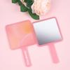 Eyelash Extension Handheld Mirror Vanity Mirror Portable Makeup Mirror Handheld Square Dressing Mirror Makeup Tool