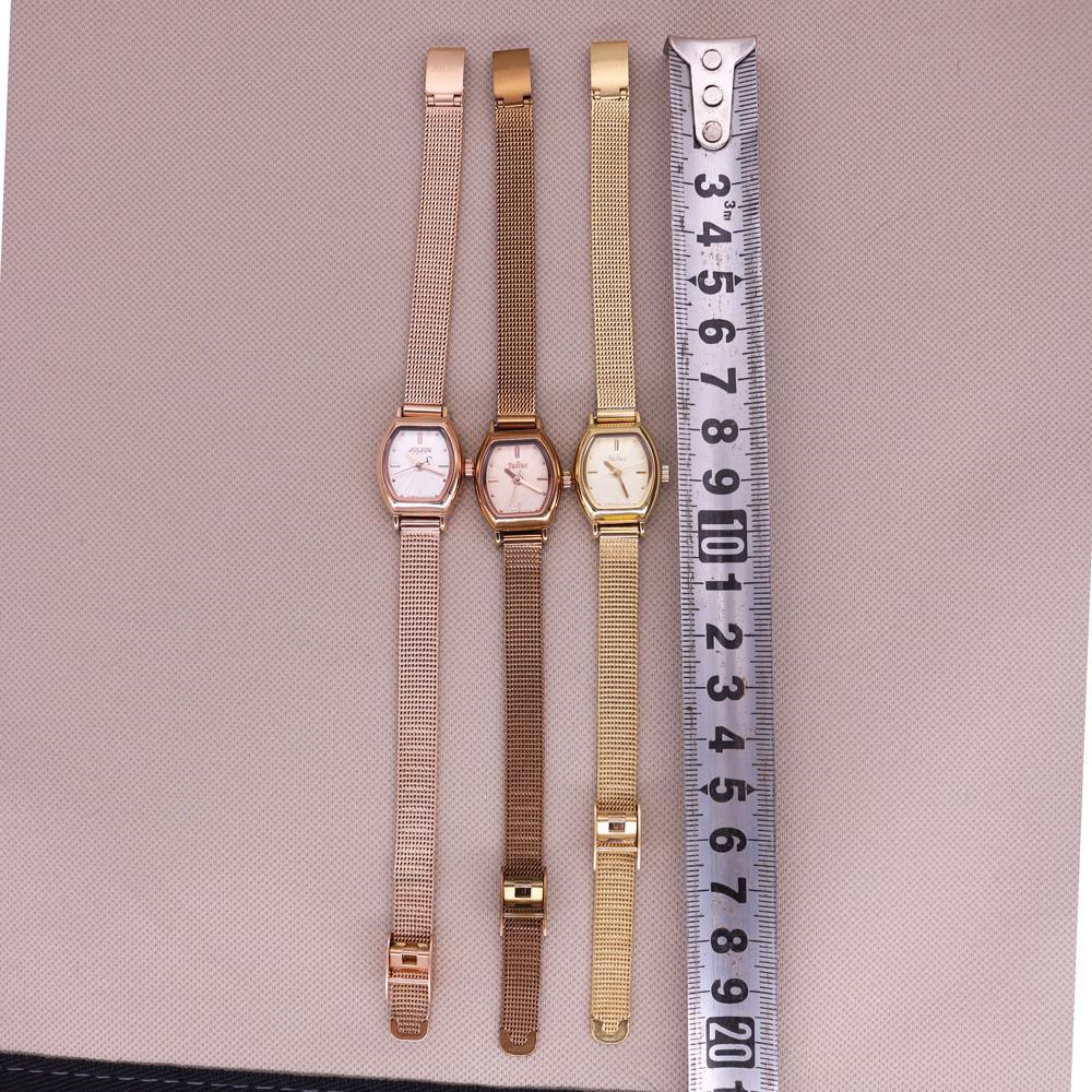 Mini Lady Women's Watch Japan Quartz Fashion Hours Dress Bracelet Simple Stainless Steel Strap Girl‘s Birthday Gift Julius Box