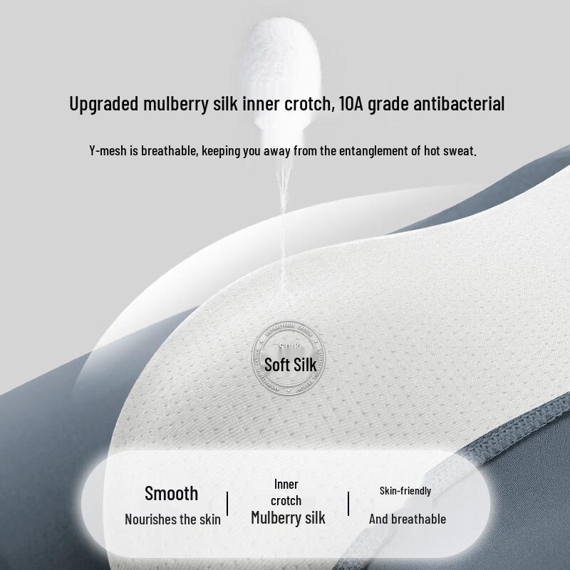 Nanjiren Men's Loose Fit 10A Antibacterial Cotton Boxer Briefs