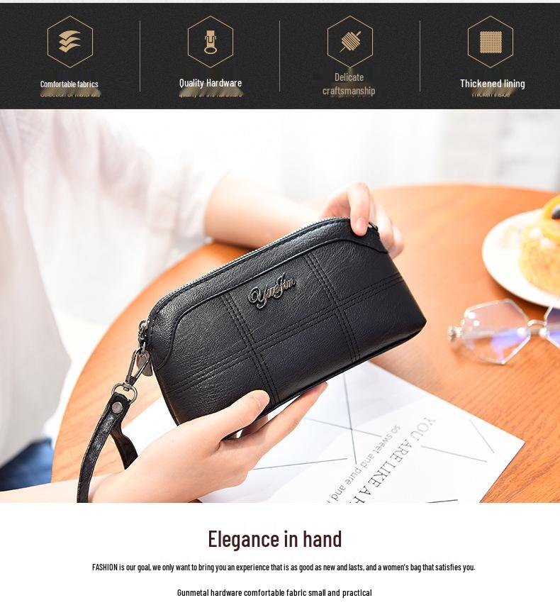 2024 New Korean Style Embroidered Crossbody Handbag for Middle-Aged Moms