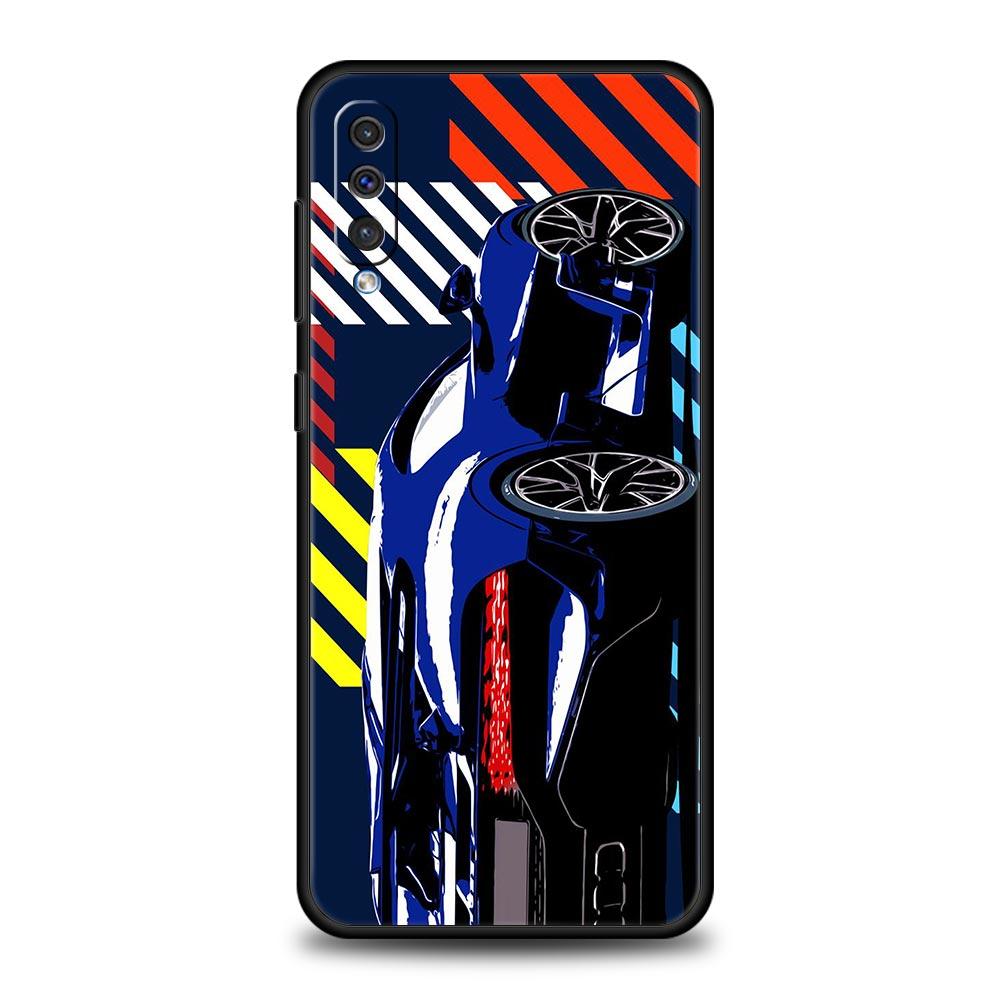 JDM Sports Car Lamp Aircraft Phone Case For Samsung Galaxy A52 A50 A70 A30 A40 A20S A20E A02S A12 A22 A72 A42 A32 5G A04s Cover