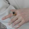 eManco “Anti-Minimalism Manifesto” — Oversized Square Shell Ring In Contrasting Colors, Because Sometimes You Need To Be Loud