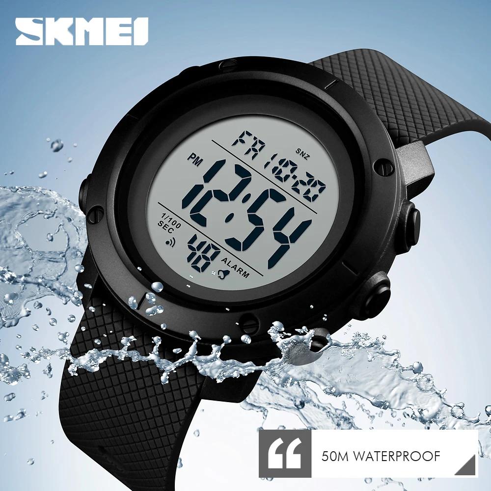 SKMEI 1426 Luxe Digitale Horloge voor Mannen Sport Waterdicht Elektronische Heren Polshorloges Stopwatch Wekker 1416 Reloj Hombre
