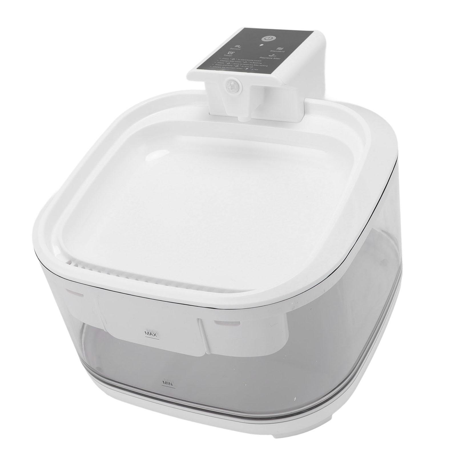 

Фонтанчик для кошек 4,5 л, большая емкость, тихая работа, автоматический цикл фильтрации, питьевой фонтанчик для кошек, собак и других питомцев