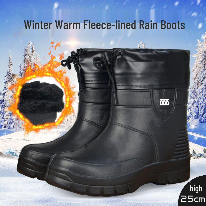 

Унисекс Сверхлегкие Хлопковые Резиновые Сапоги ЕВА: Нескользящая, маслостойкая обувь для холодильных складов, рыбной и пищевой промышленности. 45