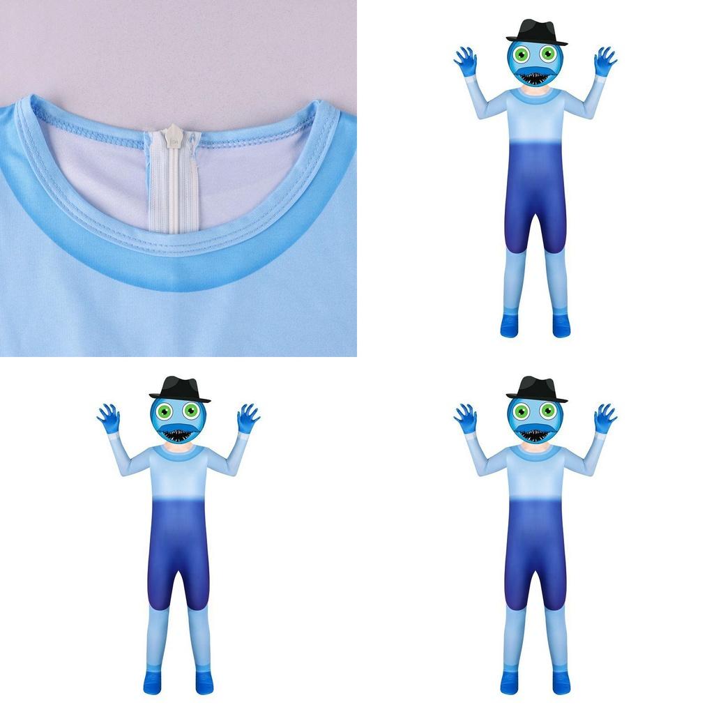 Poppy Playtime Huggy Wuggy Tata Kombinezony Cosplay Maska Kostium na Imprezę Stroje Idealne na Imprezy Cosplayowe i Halloween!