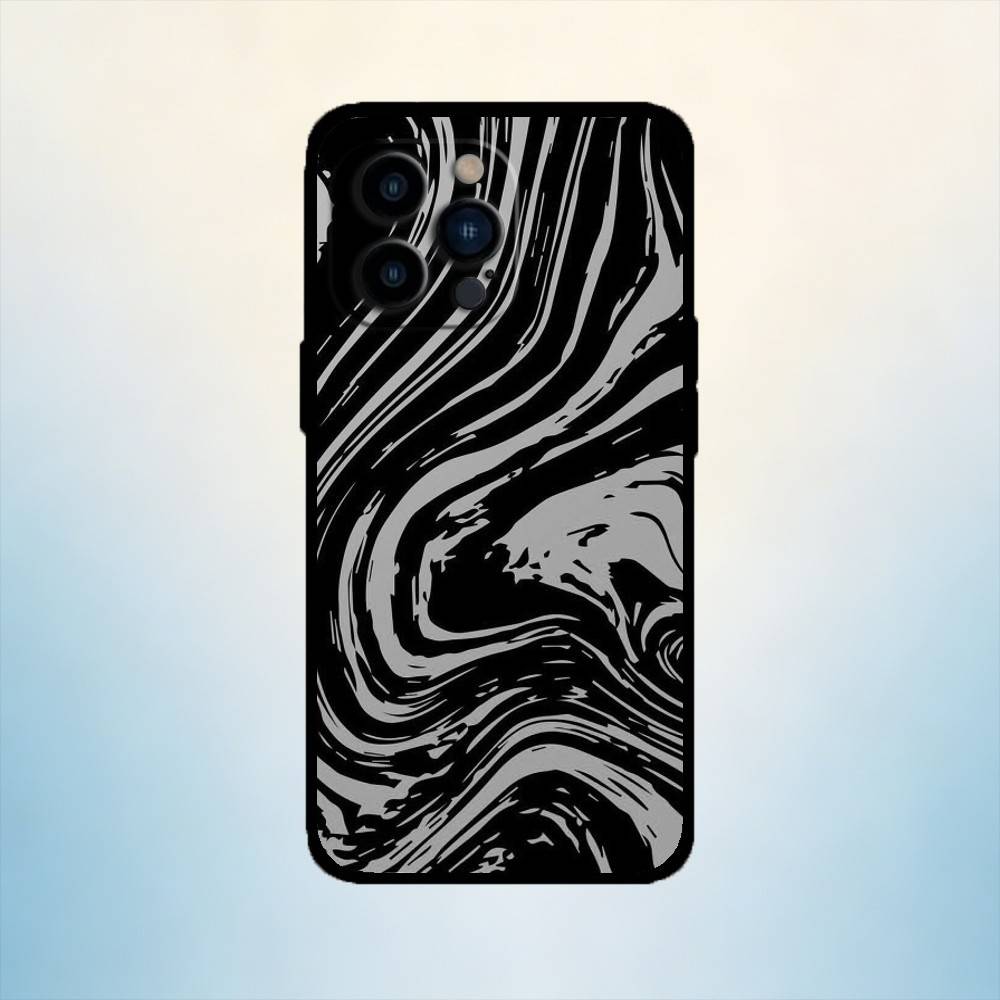 

AAA Creative lines Phone Case For iPhone 17,16,15,14,13,12,11 Plus,Pro Max,XS,Soft Silicone Black Cover iPhone17PRO