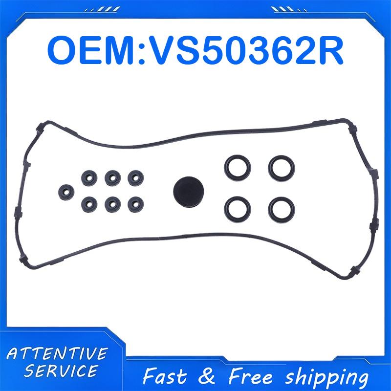 Valve Cover Gasket VS50362R Compatible with Acura Integra 1.8L 1990-1993 Honda CR-V 2.0L 1997-1998 B18A1 B18B1 B20B4 B20Z2