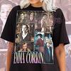 Emma Corrin T Shirt Vintage Retro Bootleg Historical Drama Actress Vintage Washed Designer Clothes Slightly