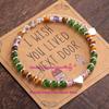 925 Silver Butterfly Bracelet for Girl Bead String Design Insect Fashion Versatile Jewelry Gift