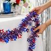 2 Meter Hollow Star Garland Streamer Party Decoration Tinsel Strip for Event Ornament Indoor Outdoor Use