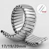 Elastic Stainless Steel Watch Strap for Swatch Watches Men Women Polished Matte Silver Metal Wrist Straps Replacement Bracelet