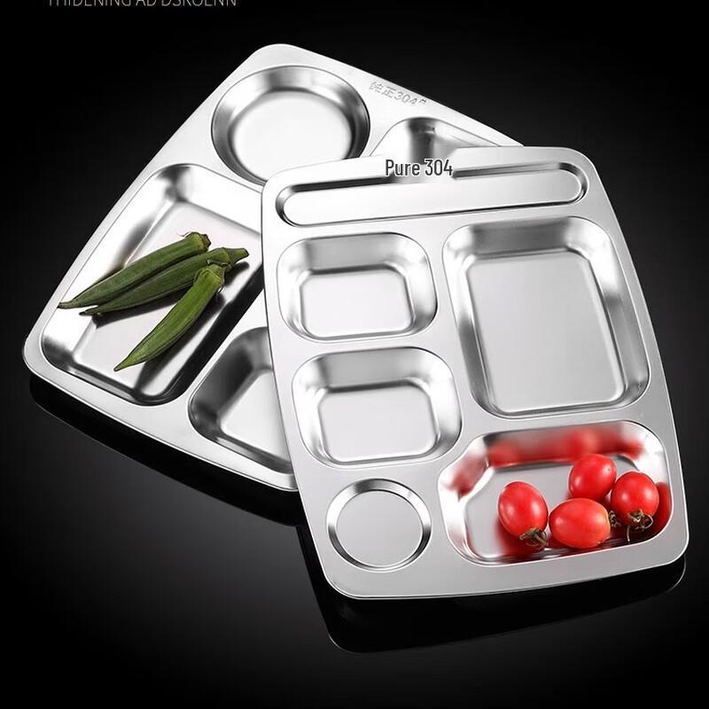Stainless Steel Divided Meal Tray