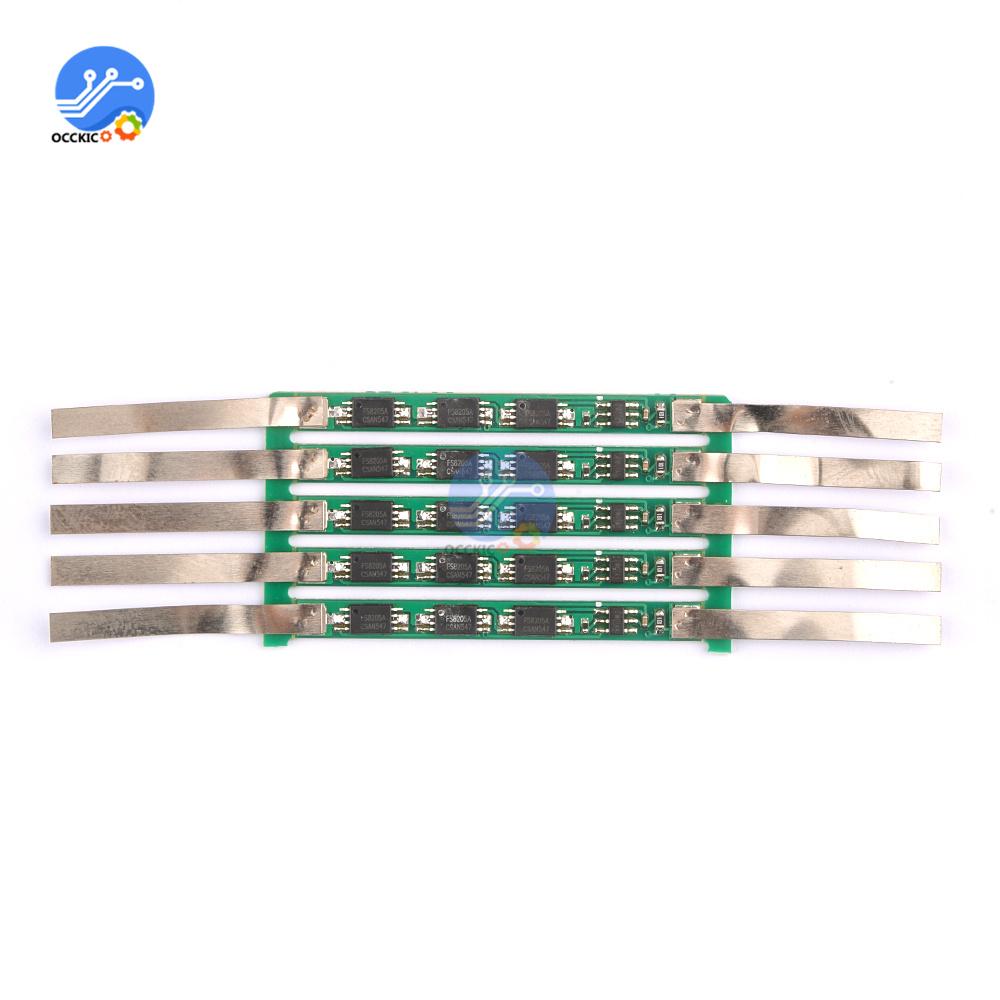 5 Stück BMS 1S 3,7V 2A/3A/4,5A/6A/7,5A/9A 18650 Li-Ionen Lithium-Batterie Lade-Schutzplatine 1/2/3/4/5/6 Mos Lipo-Batteriezelle