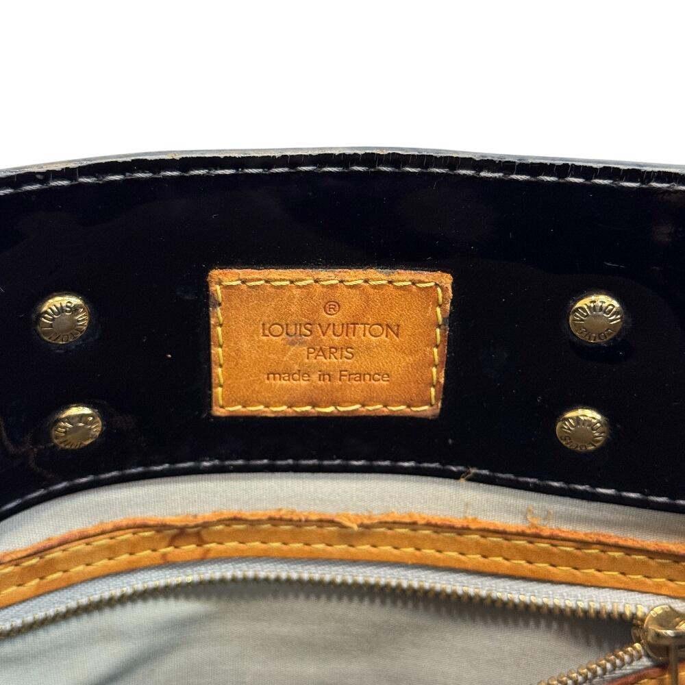 LOUIS VUITTON M91993 Mini bag tote Monogram Vernis enamel Lead PM Handbag Amarrant enamel Used