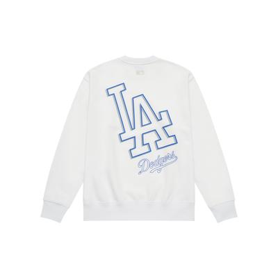 MLB Los Angeles Dodgers Basic Collection 24FW American Sweatshirt Unisex Ecru 3AMTB9744-07WHS