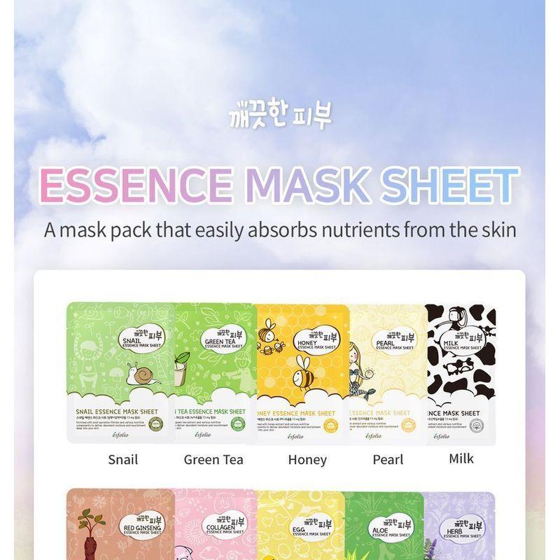 esfolio - Niacinamide With Black Bean Essence Mask Sheet Set