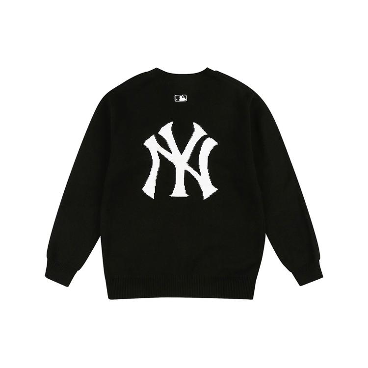 MLB Knitwear Unisex Black V neck Moderate Other 31KT01111-50L S