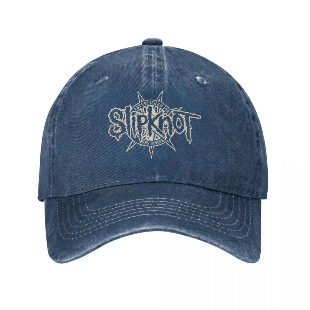 Heavy Mental Rock Music Baseball Cap Vintage Distressed Washed Snapback Hat Running Golf Caps Hat