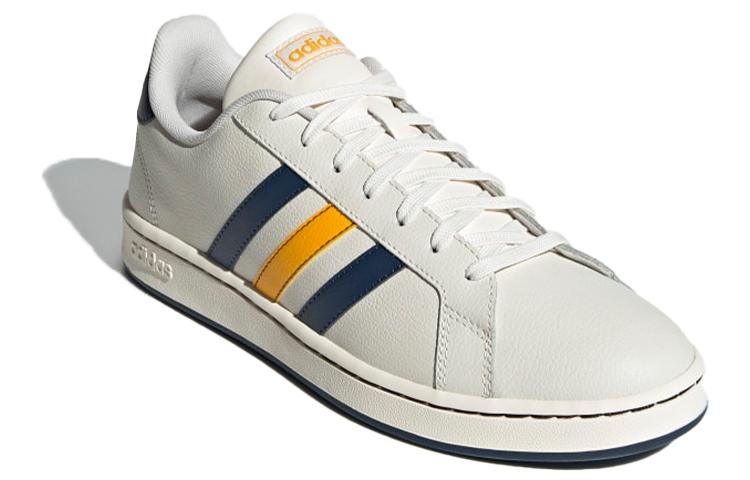 adidas Neo Grand Court 'White Blue Yellow' FY8195