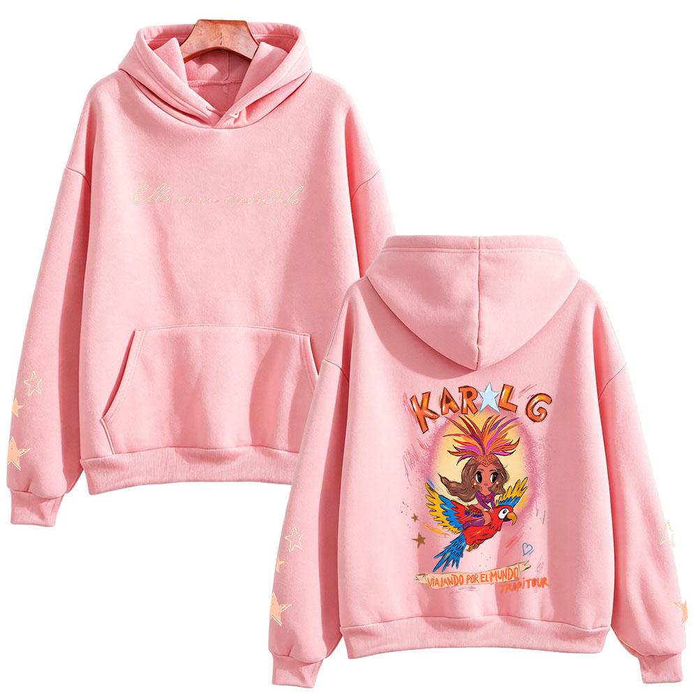 Ivonny Hoodie Karol G Graphic Clothes Unisex Men Women Pullover Sweatshirt Long Sleeve Fans Autumn Winter Tops Streetwear