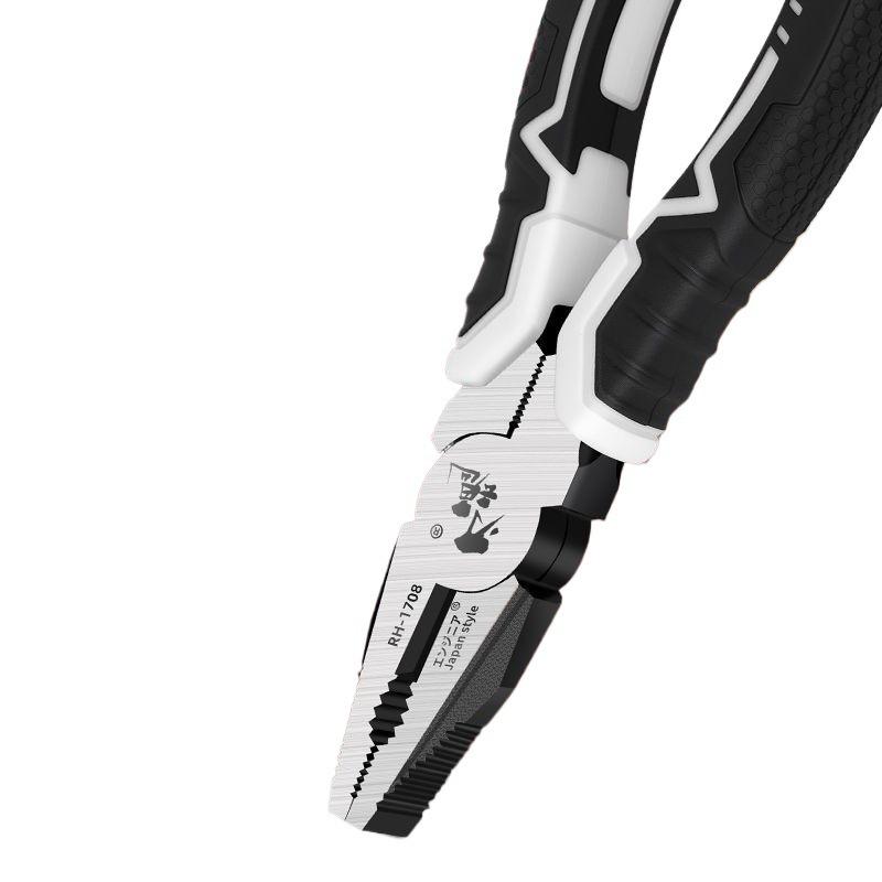 Industrial Grade Multifunctional Steel Wire Diagonal Pliers - Labor-Saving, Electrician's Universal Combination with Pointed Nose