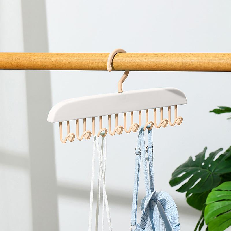 Подвеска-слинг Волнообразная вешалка Галстук-бабочка Ремень Крючок Многофункциональный держатель для шарфов Одежда Нижнее белье Нескользящая Стойка для хранения Вешалка Крючки White