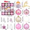 Electroplated Christmas Ornaments Festive Christmas Decoration Balls Christmas Ball Ornaments Painted For New Year Celebration