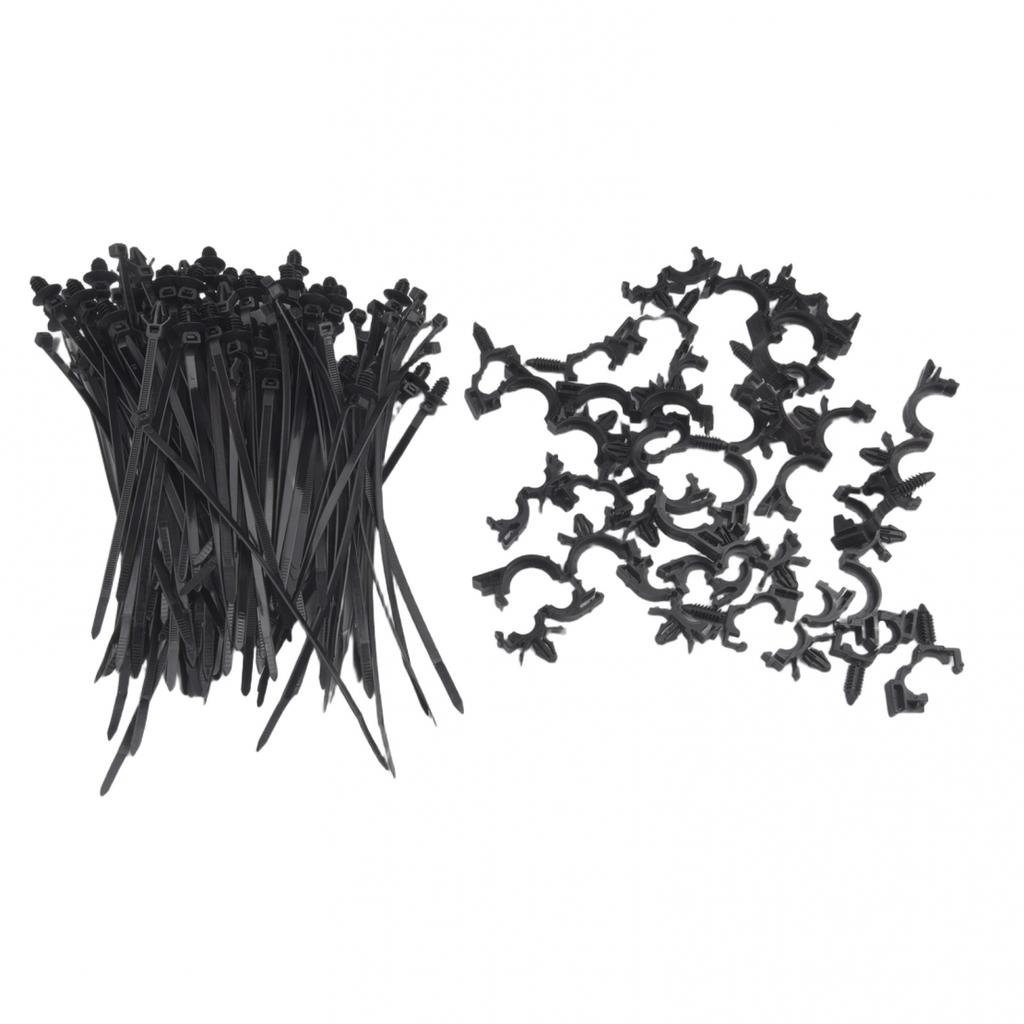 Car Wiring Solutions 150 Pcs Push Mount Clip Set for Effective Cable Routing