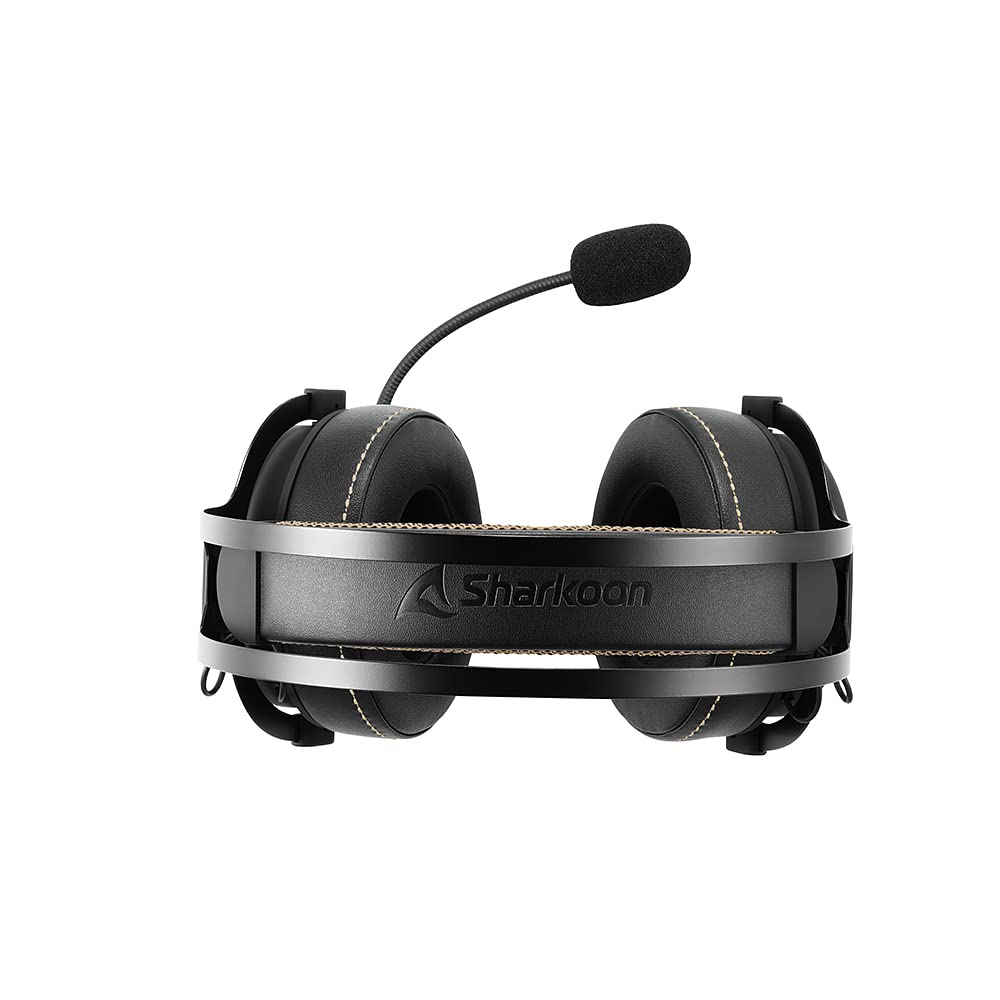 Sharkoon SKILLER SGH50 Gaming Headset with 50mm Driver Stereo Compatible with Series Official Japanese Distributor Hi-Res Audio, Unit, 3.5mm Jack,