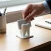 3D Printed Dentist Business Card Holder Dental Clinic Name Card Display Organizer  Workbench Use