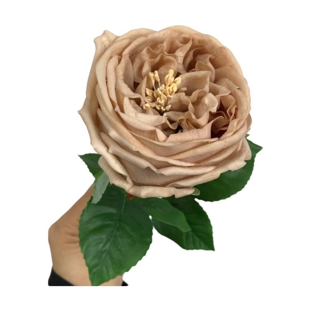 Moisturizing Texture Artificial Rose Lifelike Texture Eco-Friendly Silk Rose Realistic Decorative Flower Faux Flowers