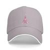 Paris Rosa Eiffelturm Muster Lässige Baseballkappe Tennis Skate Hip Hop Hüte Sommer Sonnenschutz Unisex-Jugendliche Street Style Kappen