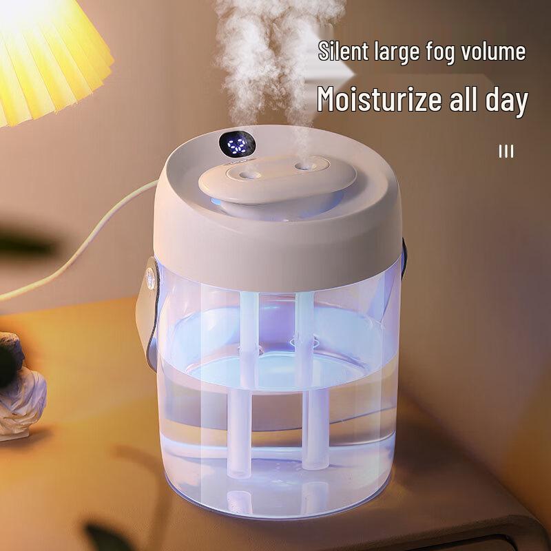 A15 Dual Mist Humidifier with Night Light & Digital Display