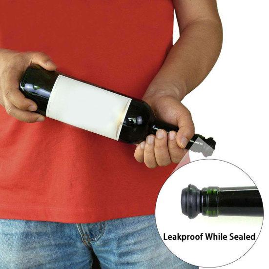 Červené víno šetřič čerstvosti vakuová vzduchová pumpa se 6 silikonovými zátkami na láhev