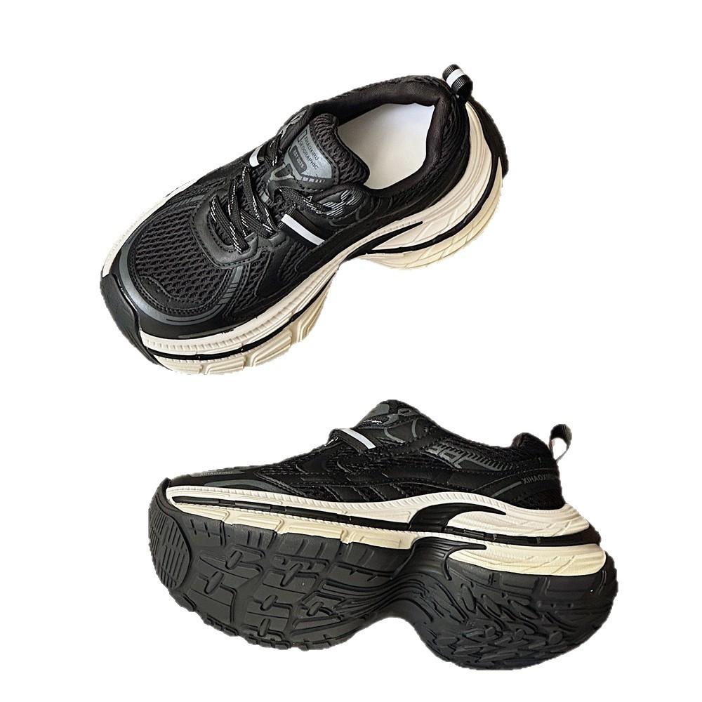 2025 autumn and winter new thick-soled heightening women's versatile casual shoes fashion sports single shoes trendy shoes comfortable dad shoes