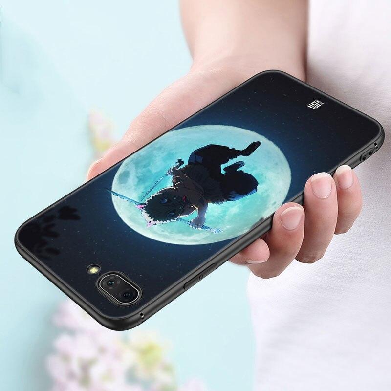 Anime Demon Slayer Inosuke Phone Case For Apple iPhone 14 13 12 Mini 11 Pro Max 7 8 XR X XS 7 8 Plus SE 2020 2022 Cover