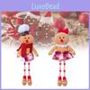 Charming Handmade Christmas Gingerbread Man Doll Decorative Figurine For Holiday Cheer