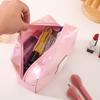 Octagon Bag Embroidery Alphabet Makeup Bag Large Capacity Toiletry Bag Travel Storage Bag Clutch Bag