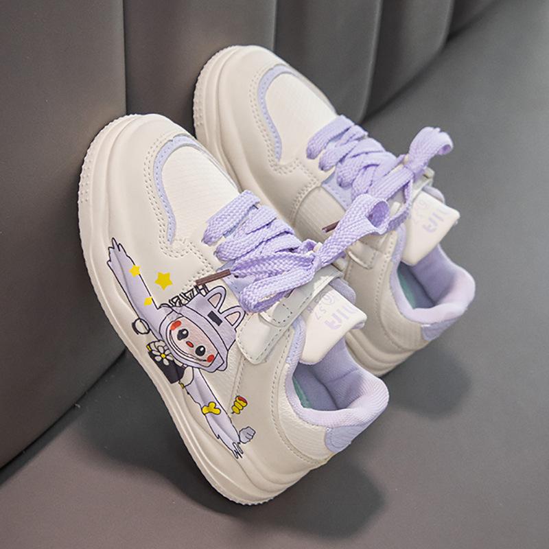 Children's Sports Shoes Spring and Autumn 2026 New Cartoon Casual Shoes Lightweight Non-slip Running Shoes