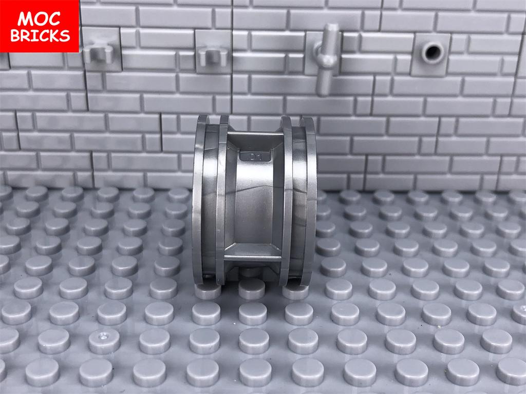 4pcs/lot MOC Bricks Wheel Black Tire 43mm Rim 30mm 56145 44309 Assembly Building Blocks Toys For Kids Plastic Dolls