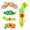 Stress-relieving Bubble Popper Toy Crocodile, Caterpillar, And Bus