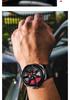 SVJ GT500 Men's 3D Skeleton Dial Wheel Watch